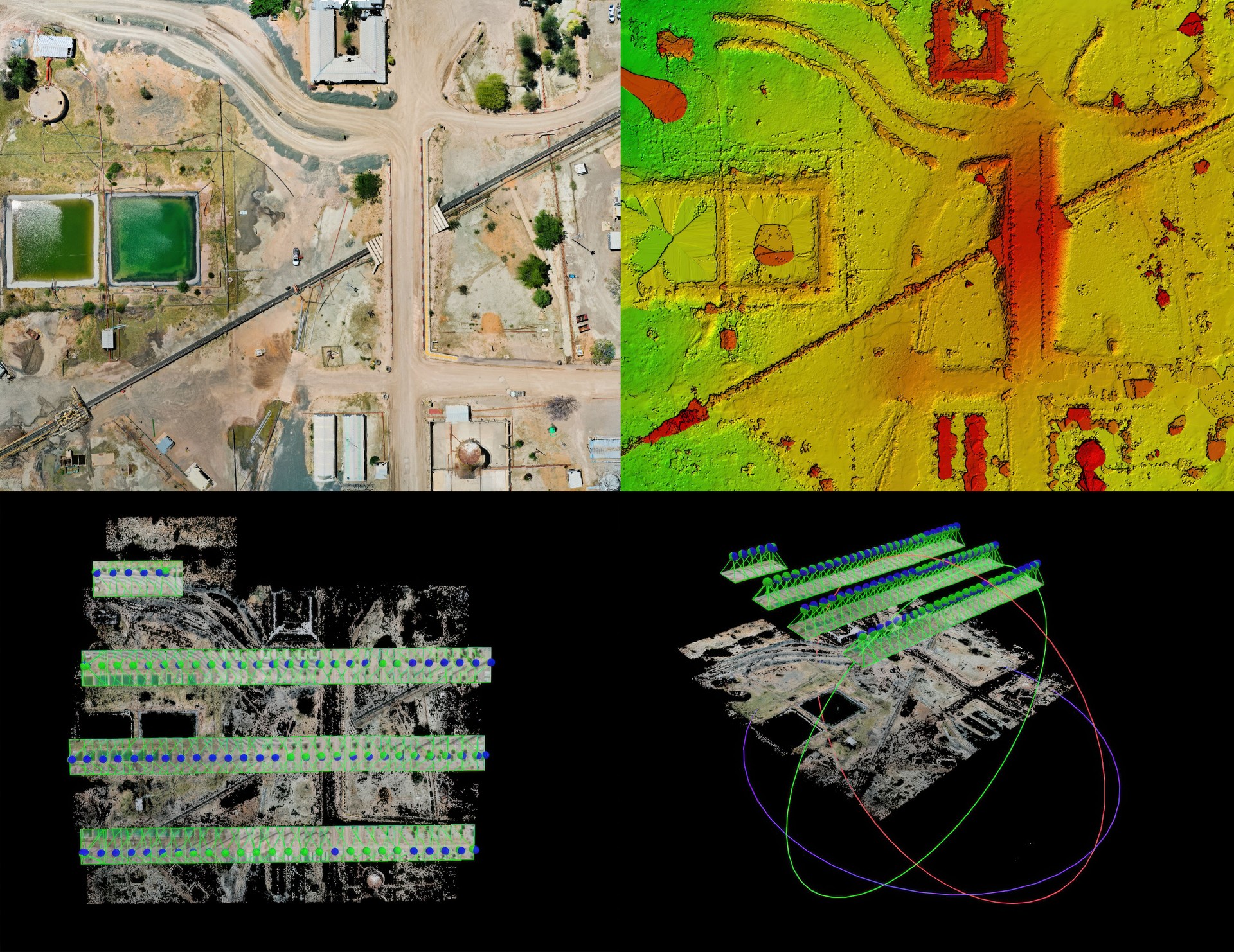 DTM digital terrain model for construction projects, accurate elevation data for site planning, grading, and infrastructure development